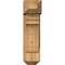 Ekena Millwork Olympic Craftsman Rough Sawn Bracket w/ Offset Brace, Western Red Cedar, 8"W x 18"D x 30"H BKT0806X18X30OLY04RWR - alternate 3